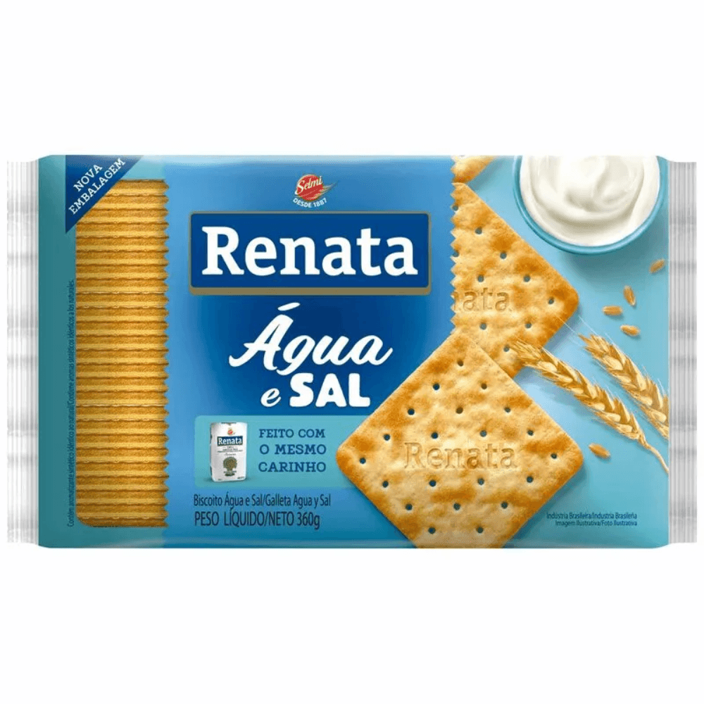 Biscoito Água E Sal Renata 360g